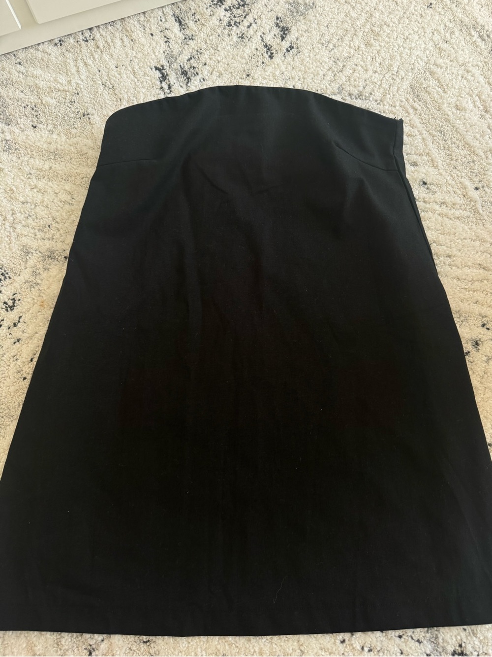 Linen Strapless Dress